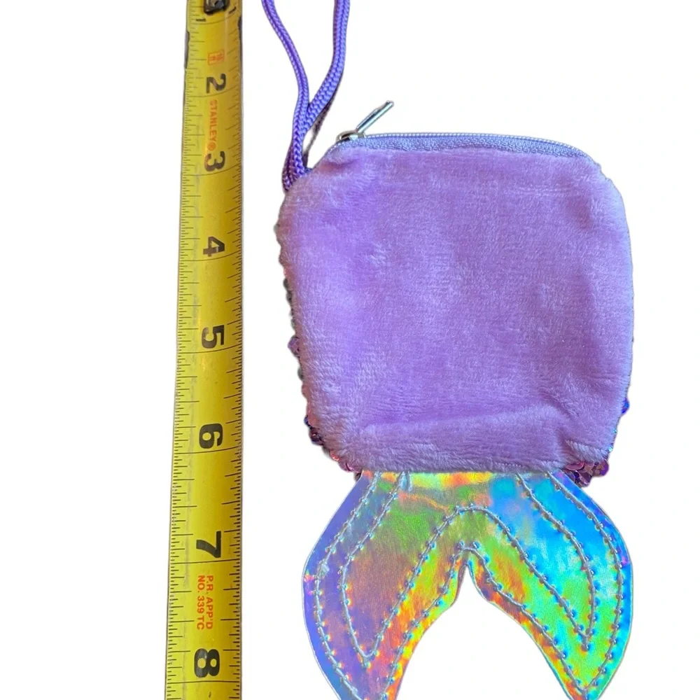 Iridescent Mermaid Sequin Coin Purse